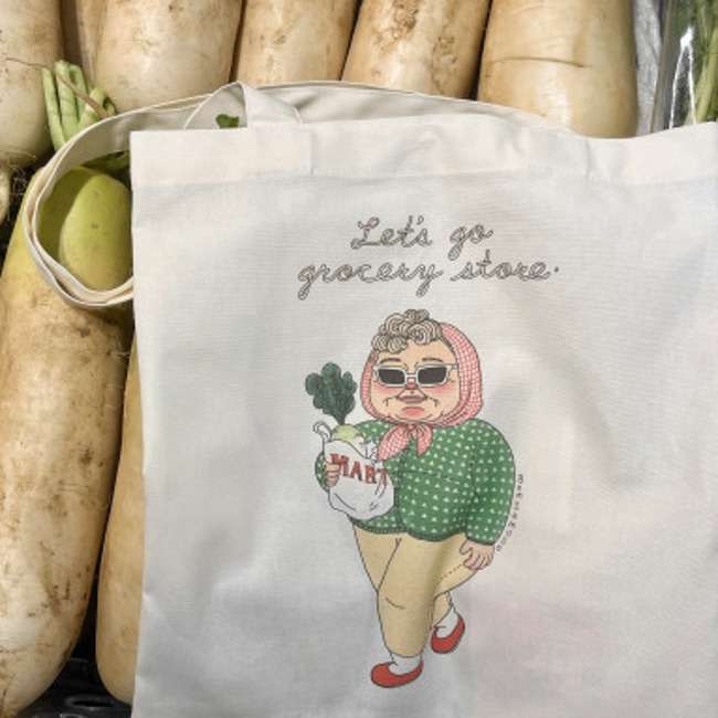 Bom Office Mart Grandma Eco Bag