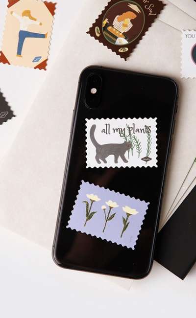 Happy Hobby Stamp Sticker with Han A-in by Sosomun Stationery