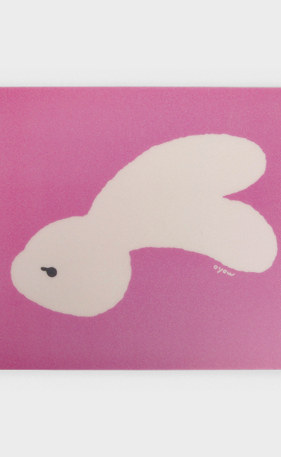 Soojak 6 Mousepad: Pink Rabbit with Oyoyu