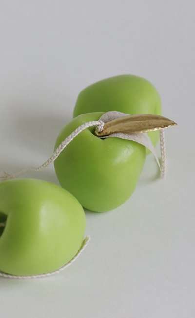 SHAPE CANDLE _ APPLE _ グリーン