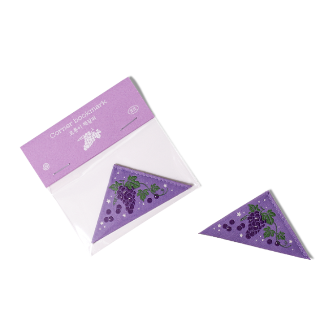 Corner Bookmark_Grape