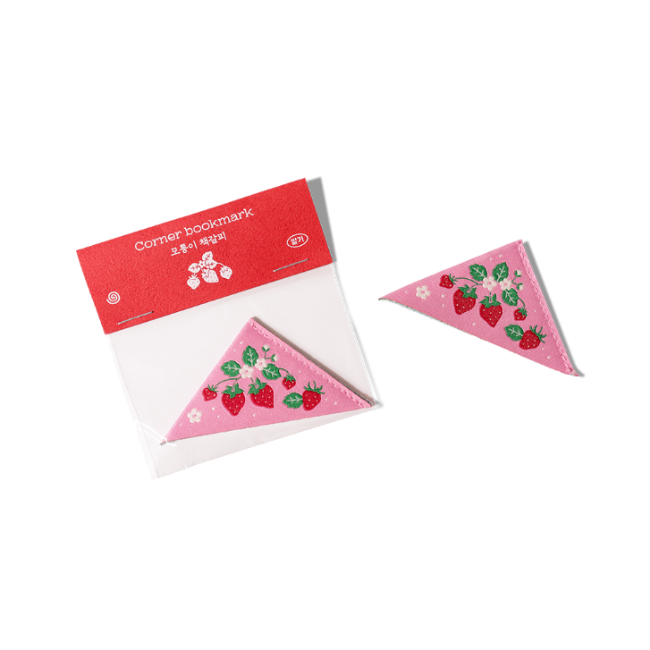 Corner Bookmark_Strawberry