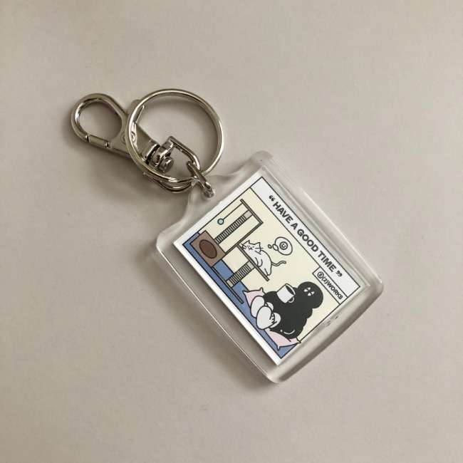 Only Me Without a Cat - Keyring (5 Types)