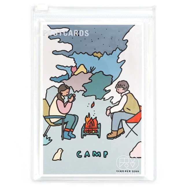 [Zero Per Zero] Postcard Set - Camping