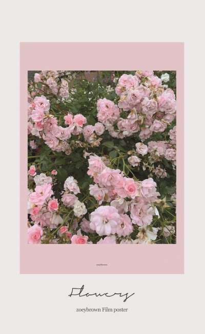 FLOWERポスター(A4)