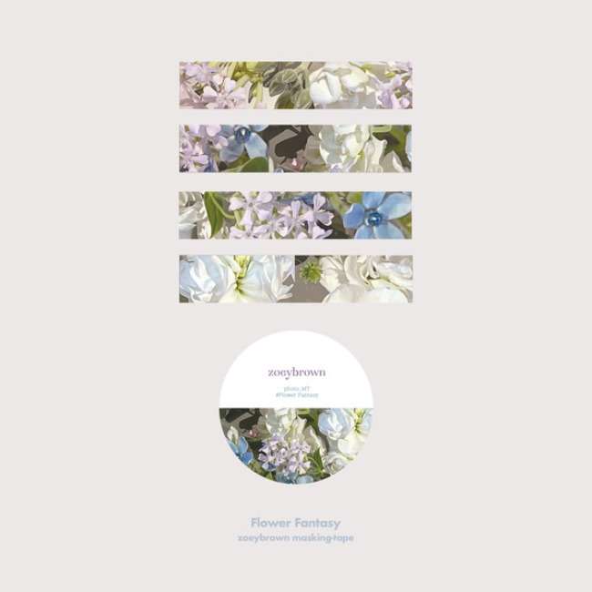 FLOWER FANTASY masking tape