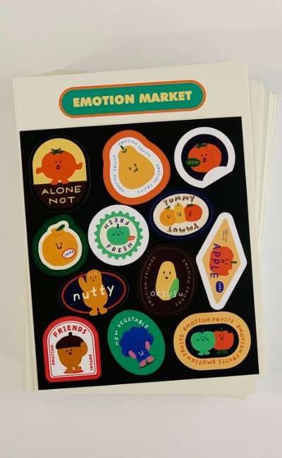 [ステッカー] emotion market