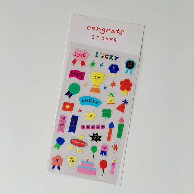 Congrats Sticker