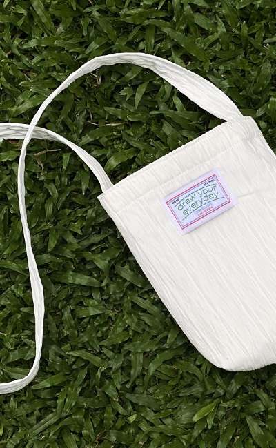 Shirring cross bag