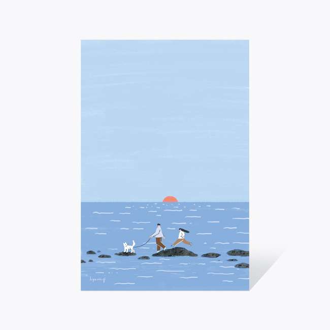 Postcard 05_Beach Walk