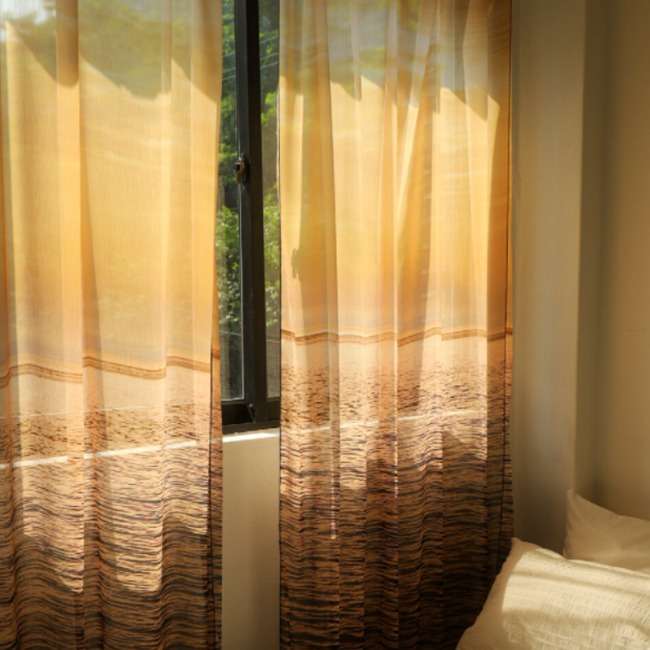 Sunset fabric poster