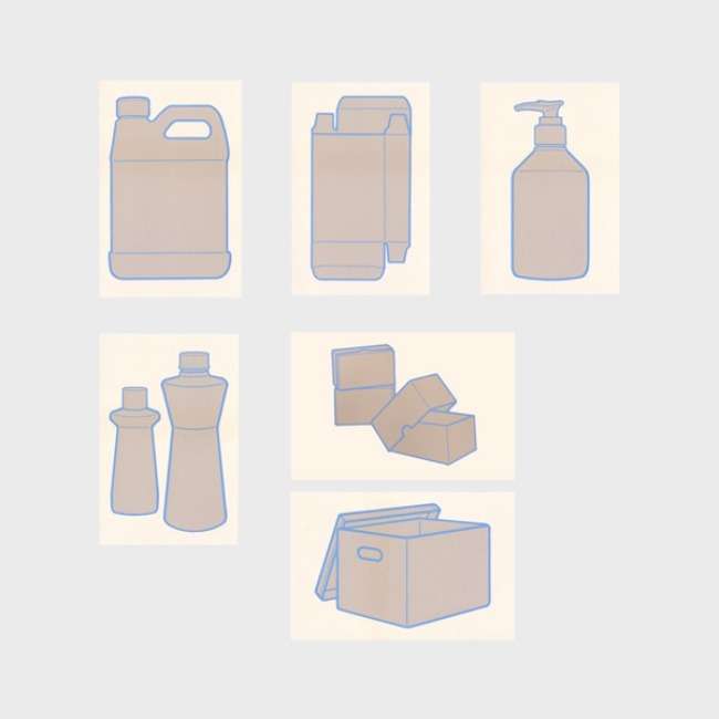 Cleaning Supplies Postcard Set of 6