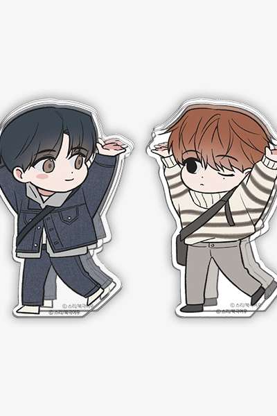 Between the Stars Acrylic Clip Set (Comet & Sun)
