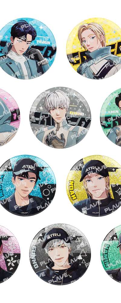 BORN SAVAGE TRADING CAN BADGE_RANDOM