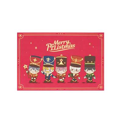 ASTERUM 433-10 POSTCARD 2024 Merry PLLIstmas