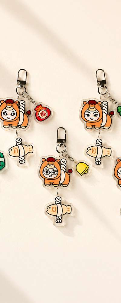 Liquid Seal Keyring