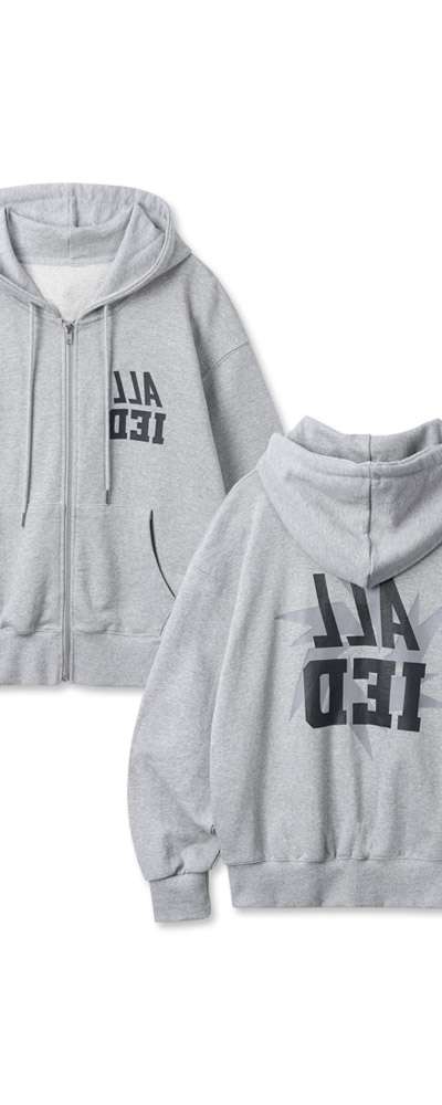 Allied Front Logo Hoodie Zip-up