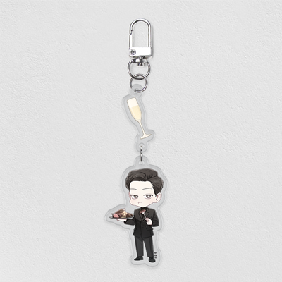 POP THE BEYOND Public and Private Tofu Acrylic Keyring