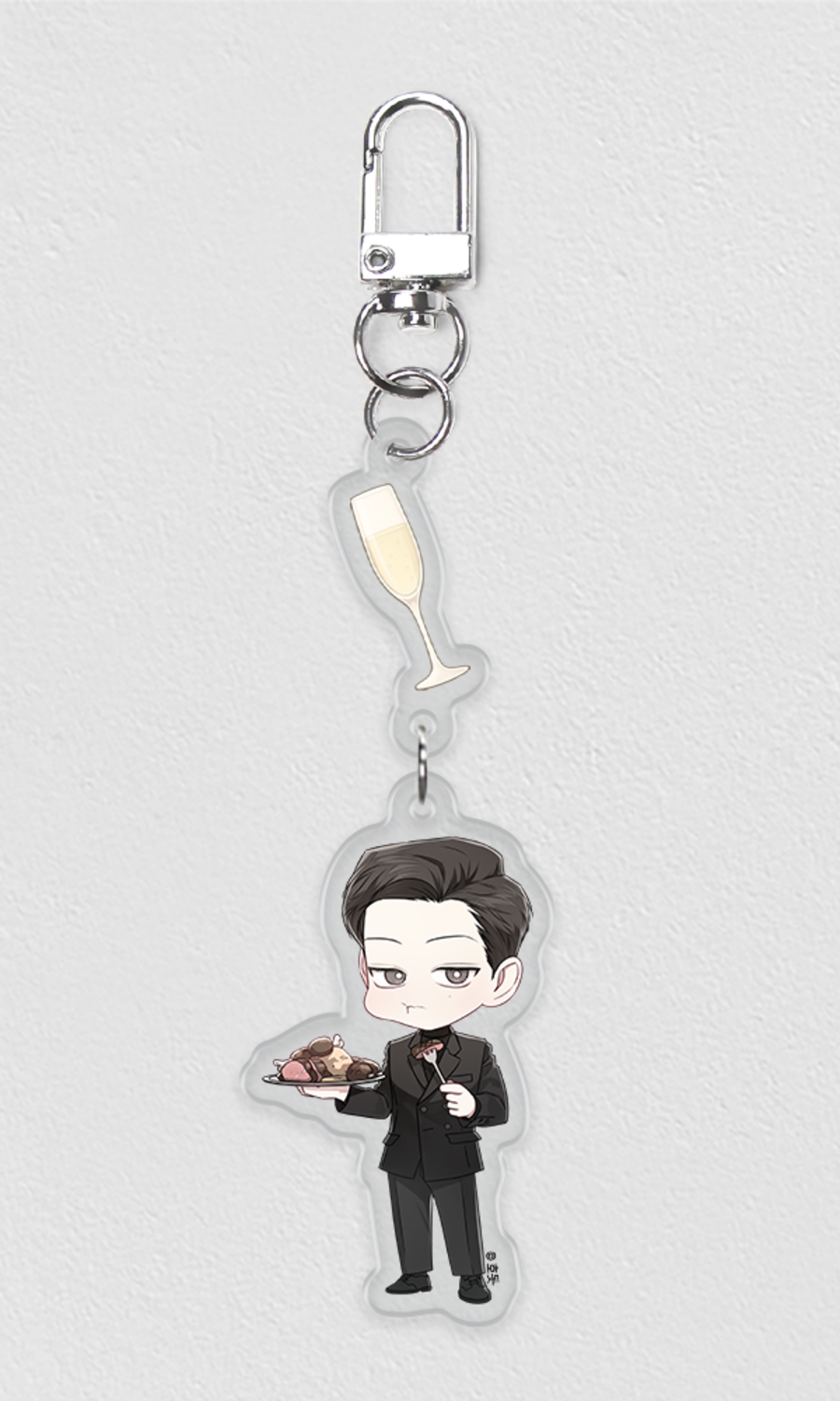 POP THE BEYOND Public and Private Tofu Acrylic Keyring