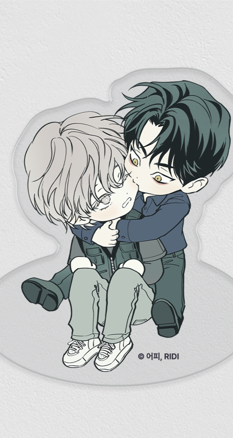 POP THE BEYOND Pizza Delivery Boy and Gold Palace Self-Standing Acrylic Stand