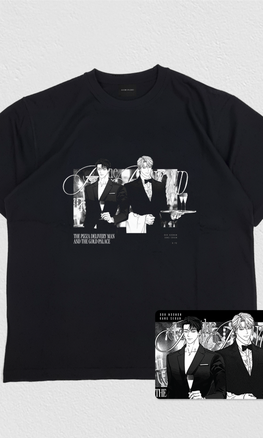 POP THE BEYOND ピザ配達人とゴールドパレスTシャツ