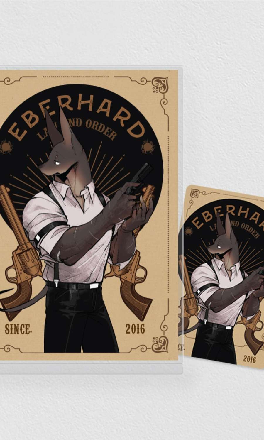 Miss Cat and Her Bodyguards Acrylic Stand