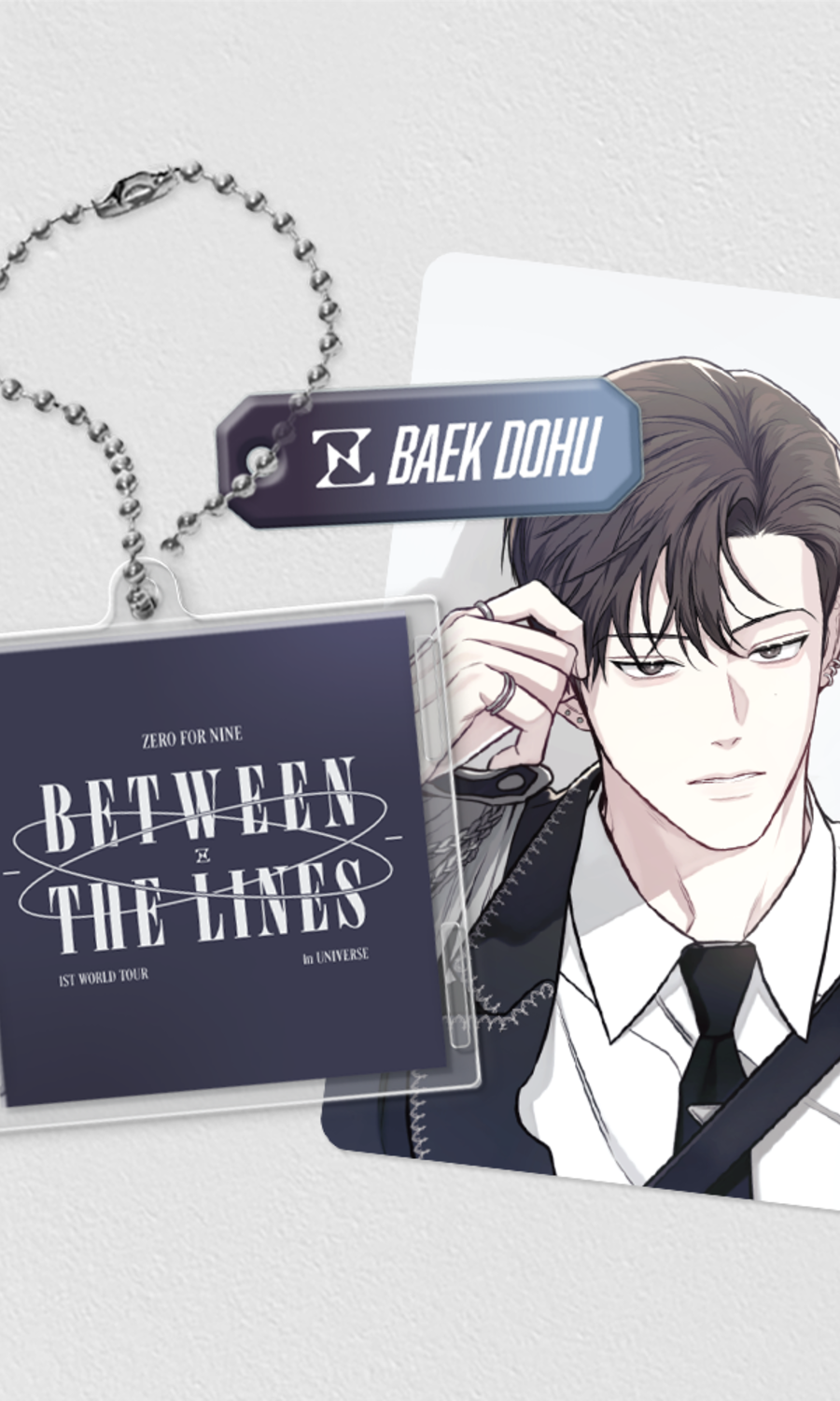 Between Work and Play ZERO FOR NINE Tofu Mini CD Keyring
