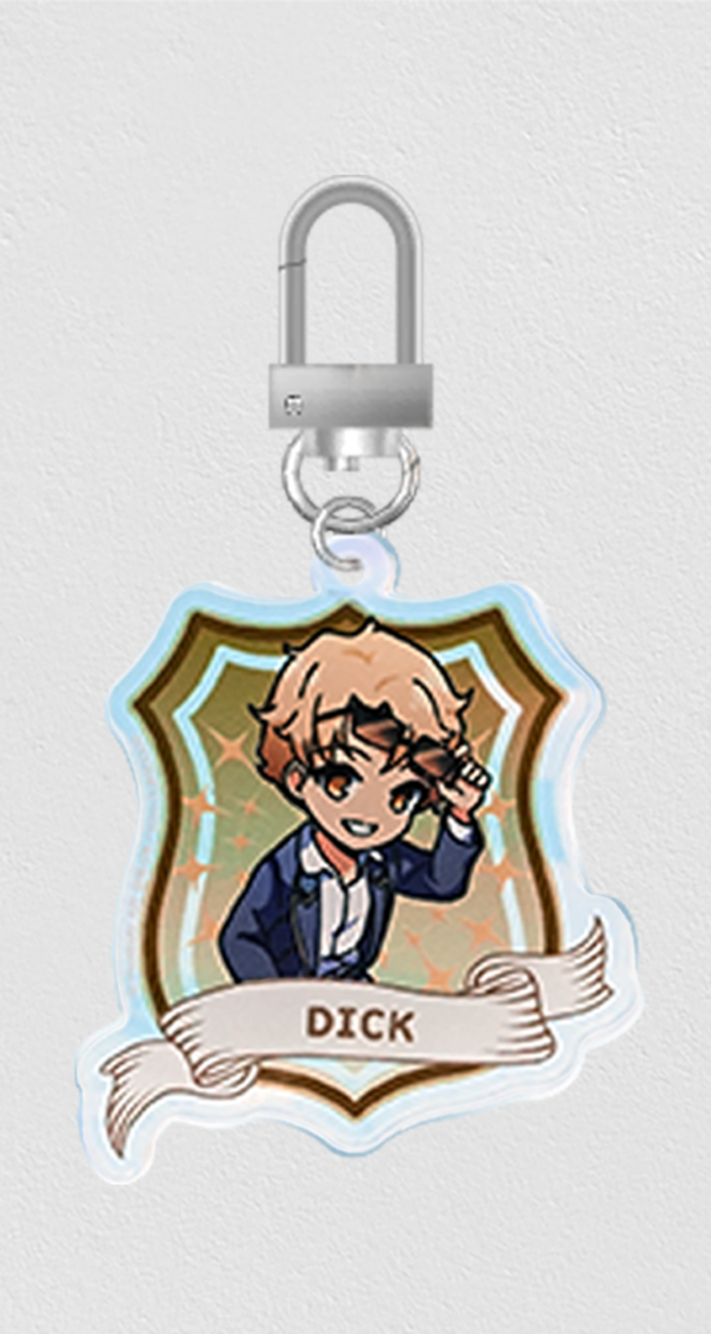 Dick the Summoning Genius from Necromancer School Acrylic Keyring