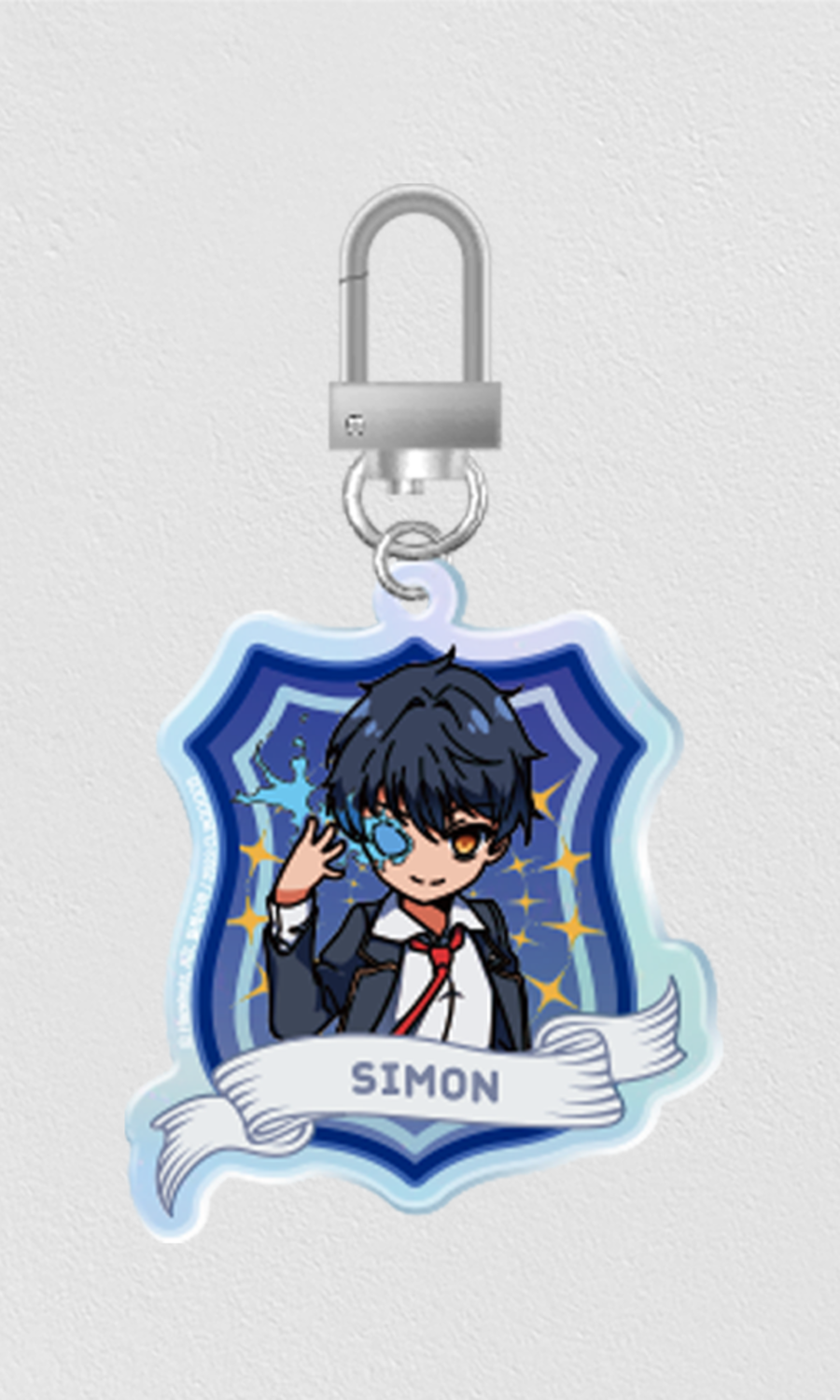 Necromancer School's Summoning Genius Simon Acrylic Keyring