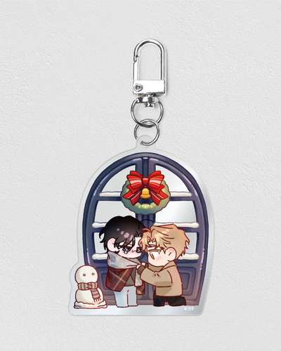 Wave Coast Mirror Acrylic Keyring