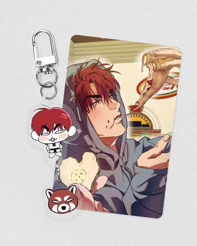 High Clear Lesser Panda Juwon Acrylic Keyring