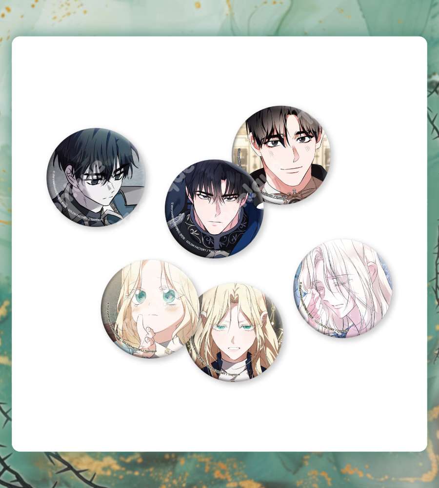 The Villainess Lives Twice - Illustration Can Badge Set