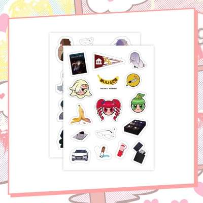 Banana Scandal - SD Sticker 3-Pack + Accessory Sticker 3-Pack SET