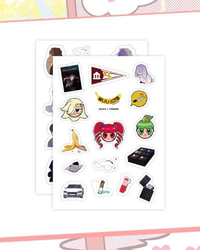 Banana Scandal - SD Sticker 3-Pack + Accessory Sticker 3-Pack SET