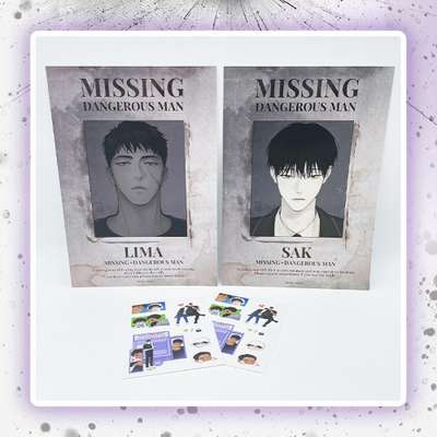 Radio Storm - Wanted Poster + Sticker SET