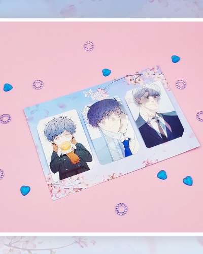 冬を越えて桜 - レンティキュラーフォトカード SET