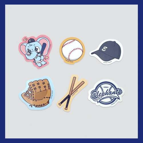 Sweet Spot - Embossed Elephants Sticker Pack