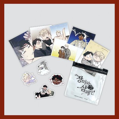 Rose and Champagne - Mini Pouch Sticker Pack