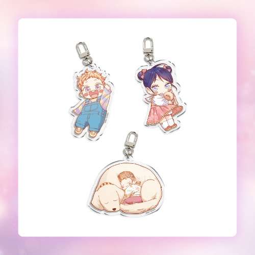 Love is Fantasy! - SD Acrylic Keyring