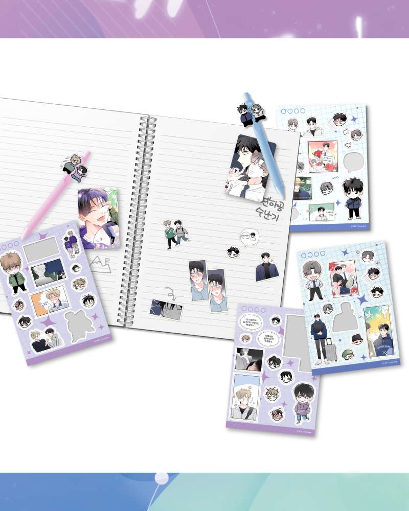 Yeona Kong's Hardship - Half-Cut Sticker SET