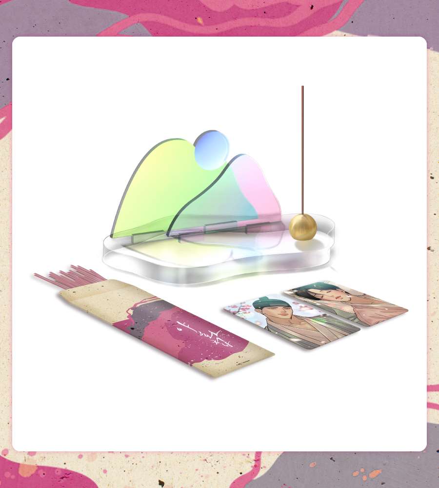 Night Picture Album - Peach Blossom Incense Set
