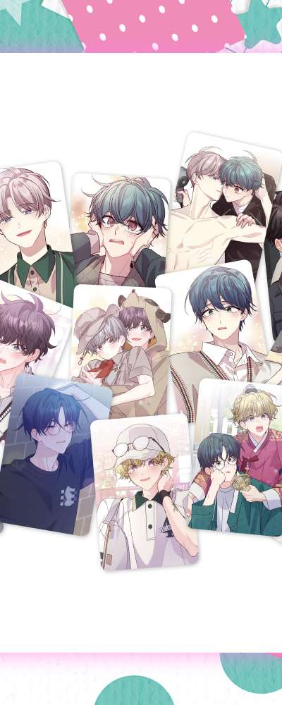 ウレンカンド、メリ マーブリング - イラストフォトカード