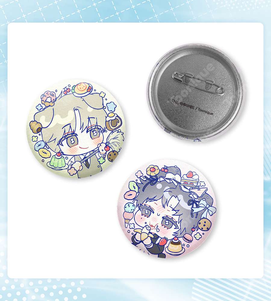 Read as You Wish! - Squishy Can Badge SET