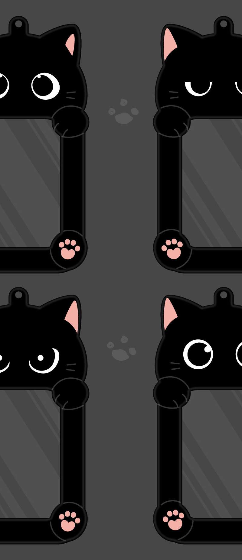 Black Cat Photocard Holder