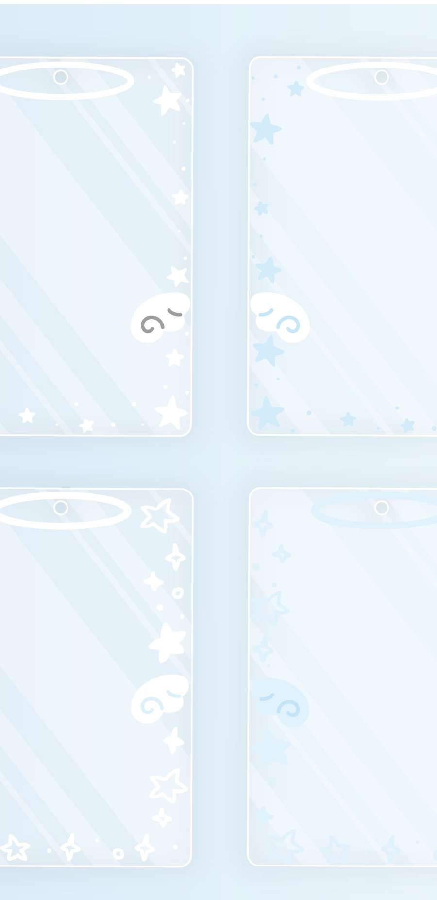 Angel B Acrylic Photocard Holder