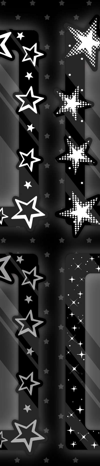 Black Star Acrylic Photocard Holder