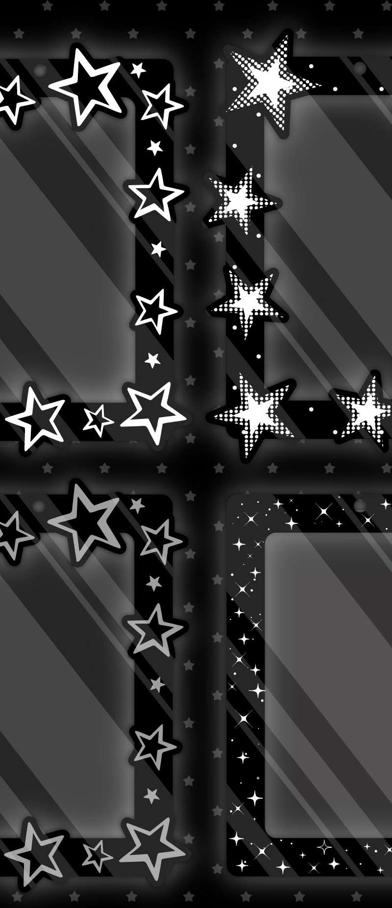 Black Star Acrylic Photocard Holder