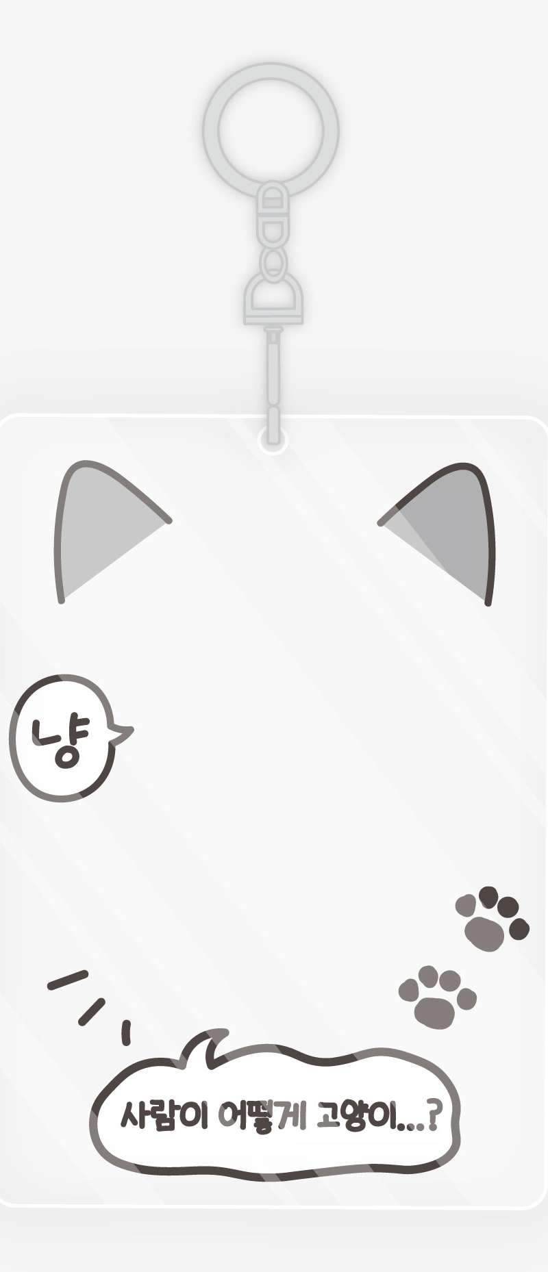 How Did I Become a Cat Acrylic Photocard Holder