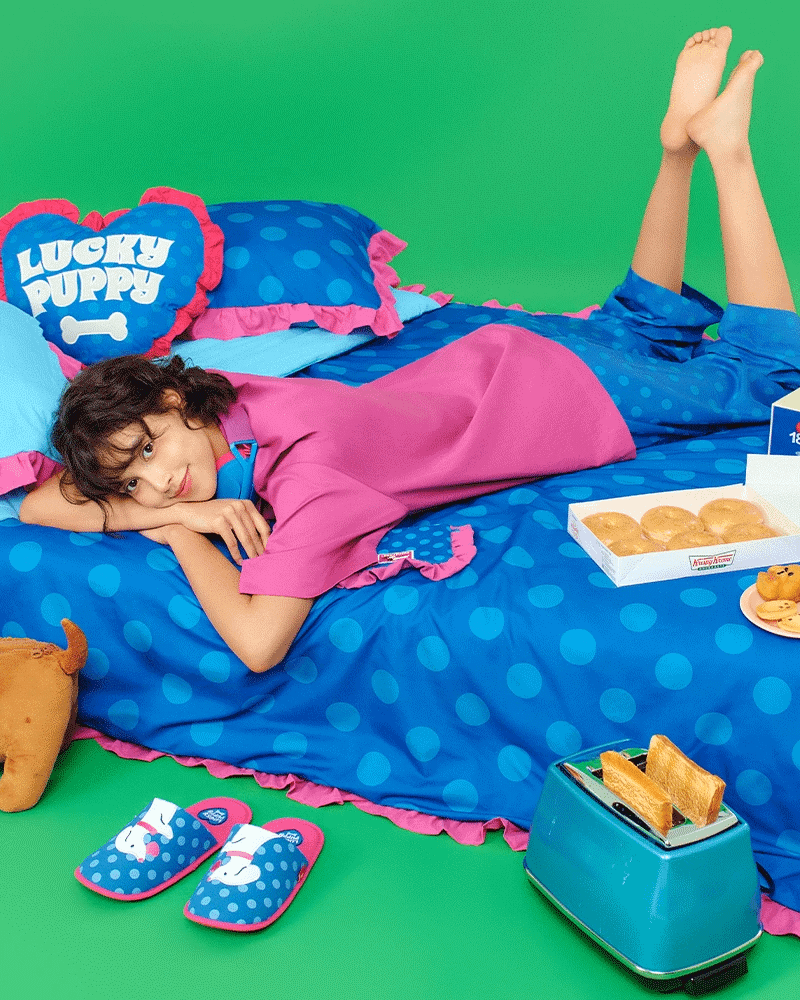 Cool-Touch Bedding & Pillow Cover Set - Lucky Puppy Blue (SS)