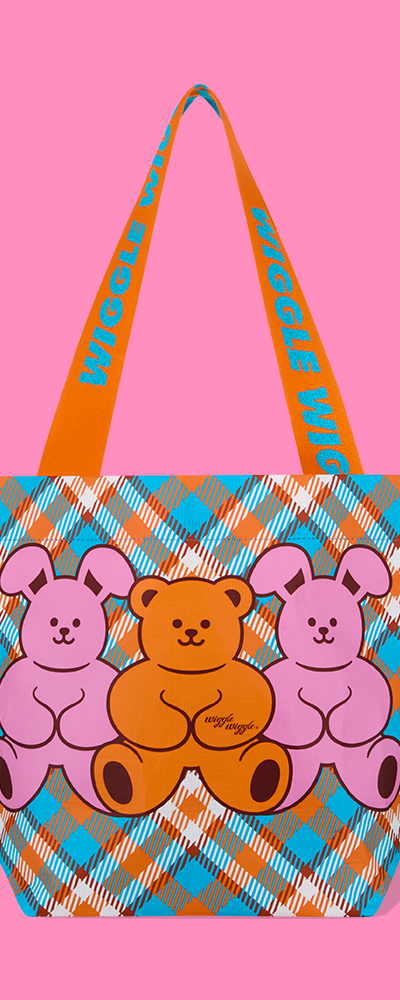 リユーザブルショッパーバッグ(S) - Bear&Bunny